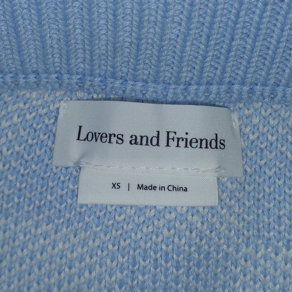 Lovers And Friends Checkered Blue And White Eliada Mini Skirt Size XS - Picture 4 of 5